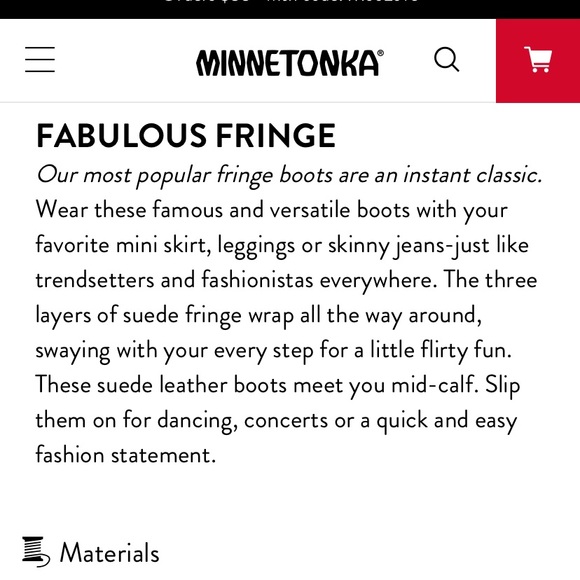 Minnetonka 3-Layer Fringe Suede Brown Boots, 8 - Picture 10 of 11